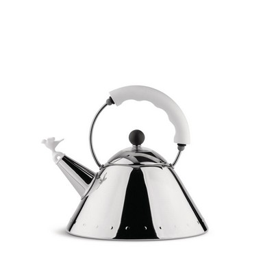 Alessi-kettle en acero inoxidable 18/10 adecuado para inducción